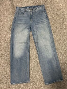 Old Navy Light Blue High Rise and Wide Leg Jeans